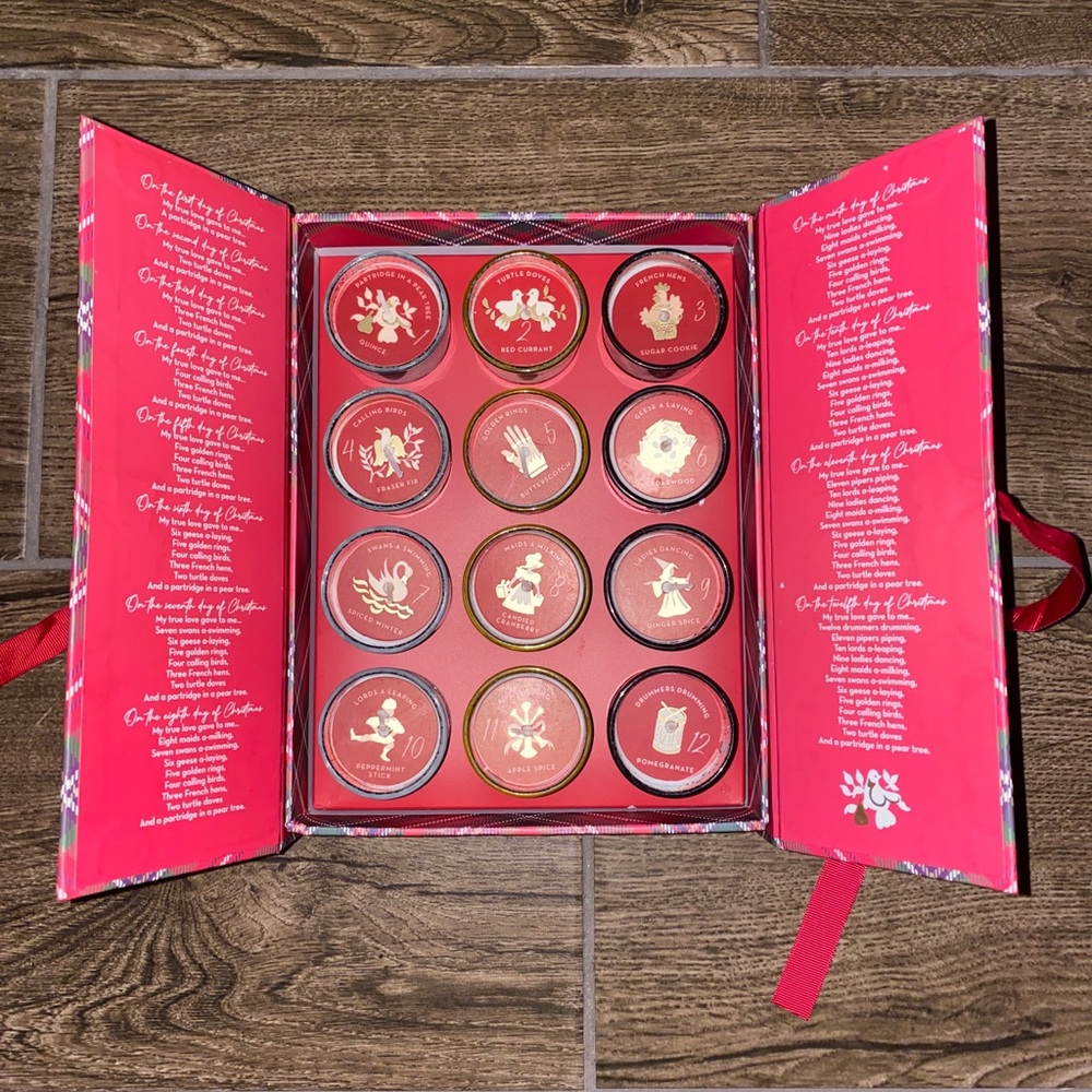Christmas Advent Candles scented